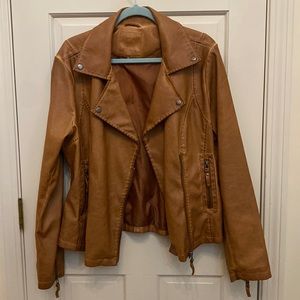 Max Studio Vegan Leather Jacket